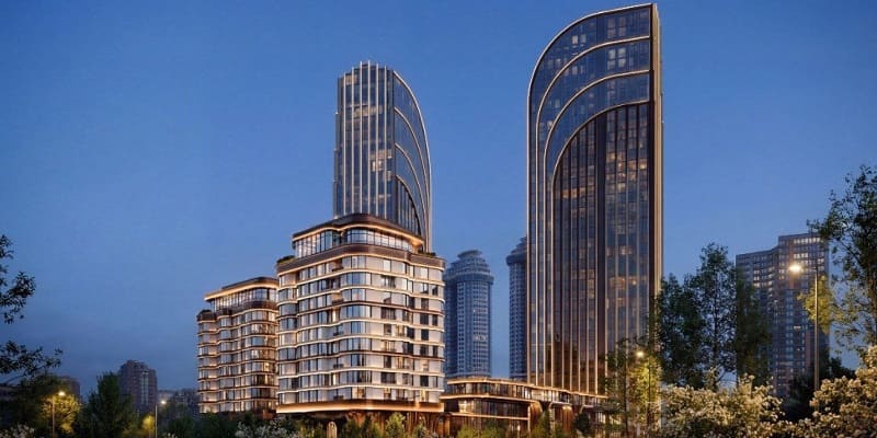 Вид из окна ЖК Апсайд Мосфильмовская