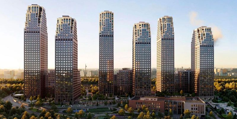 Архитектура ЖК NOVA — панорамное остекление и террасы